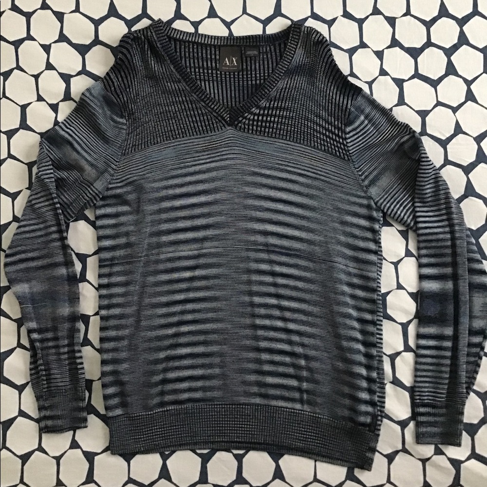 Armani V-Neck Long-sleeve